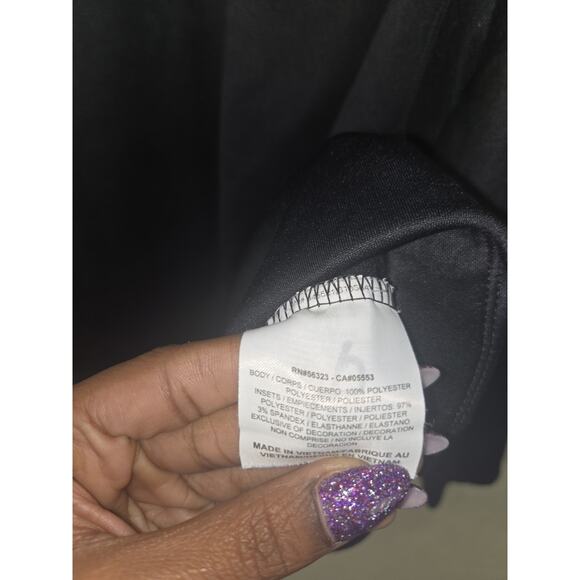 Nike Golf Mens Tour Performance Therma Fit Zip Pullover Sweater, Black, Large - Picture 4 of 6